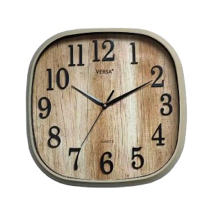 Wanduhr Versa Kunststoff 4,5 x 30 x 30 cm