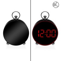 Alarm Clock Versa Black Red