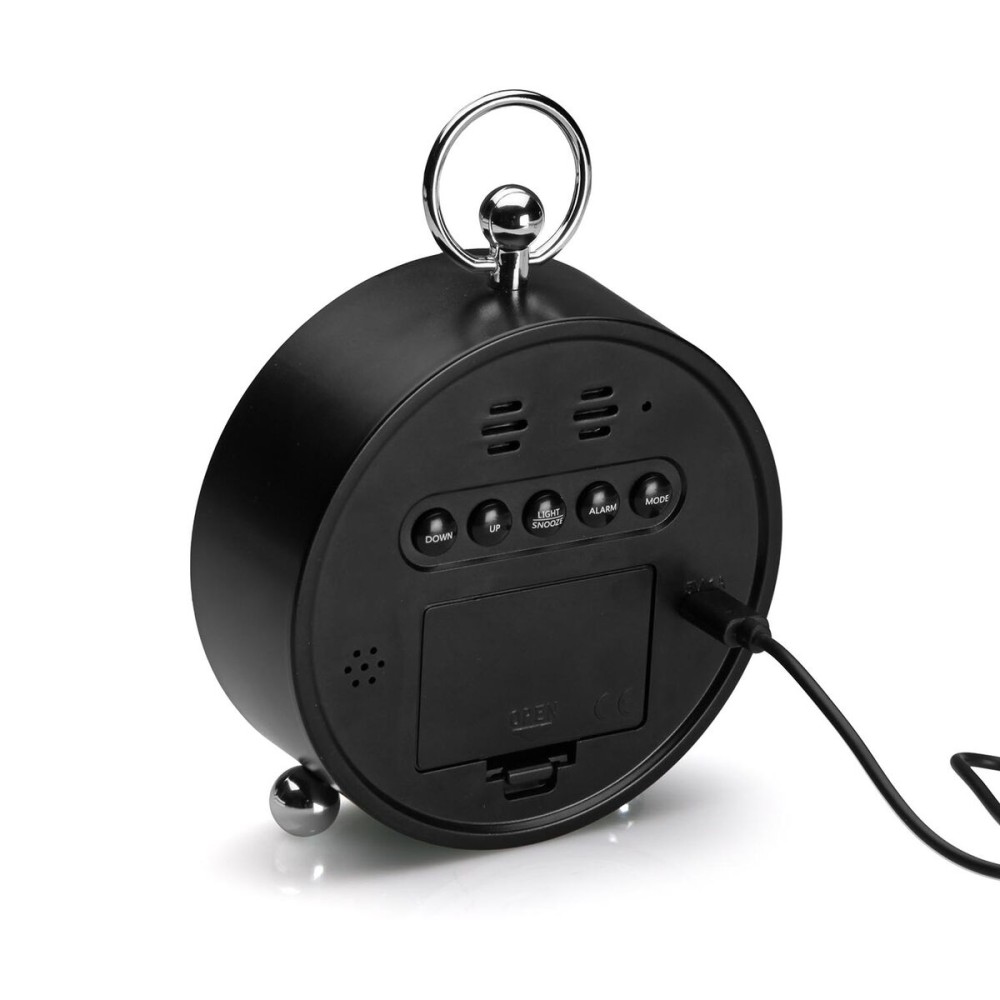 Alarm Clock Versa Black Red