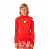 Bade-T-Shirt Rip Curl Wave Upf L/S Rot