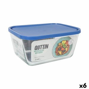 Lunchbox Inde Frigo rechteckig 2,6 L (6 Stück)