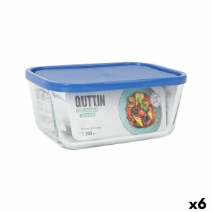 Lunchbox Inde Frigo rechteckig 1,38 L (6 Stück)
