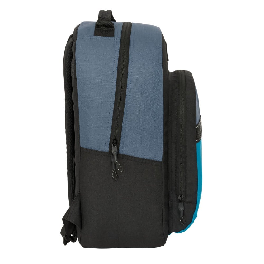 Cartable BlackFit8 California Bleu Noir 32 x 42 x 15 cm