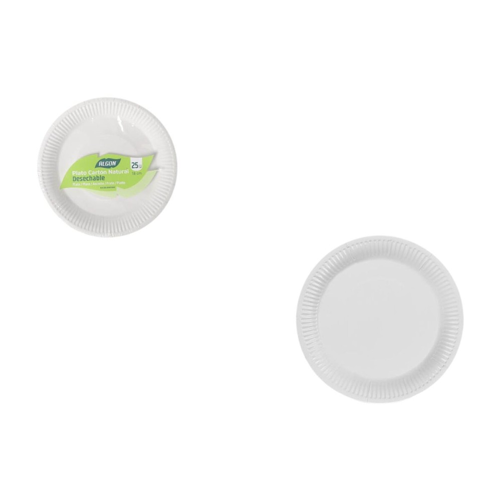 Plate set Inde 18 cm 25 Pieces (18 Units)