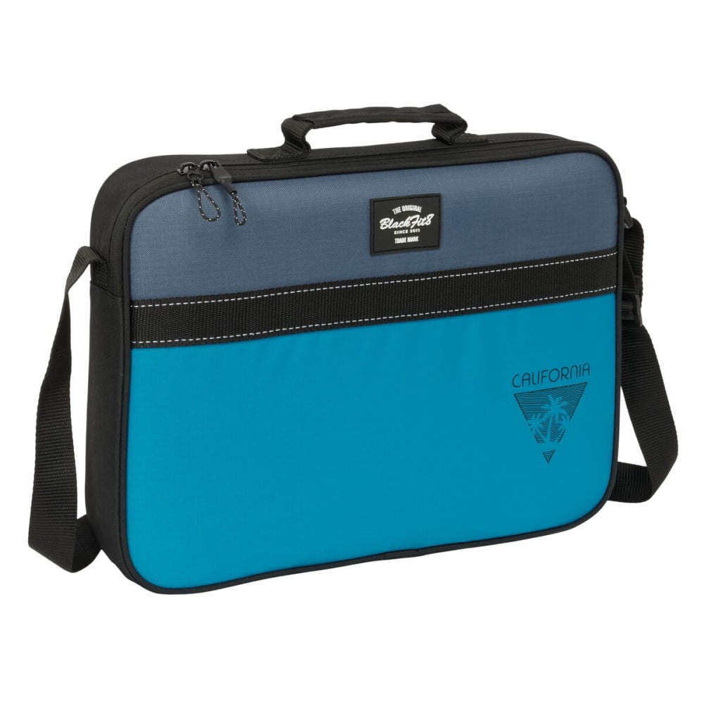 Schultasche BlackFit8 California Blau Schwarz 38 x 28 x 6 cm