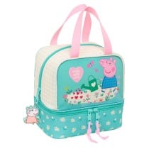 Lunchbox Peppa Pig Pretty flowers Gelb Minze 20 x 20 x 15 cm