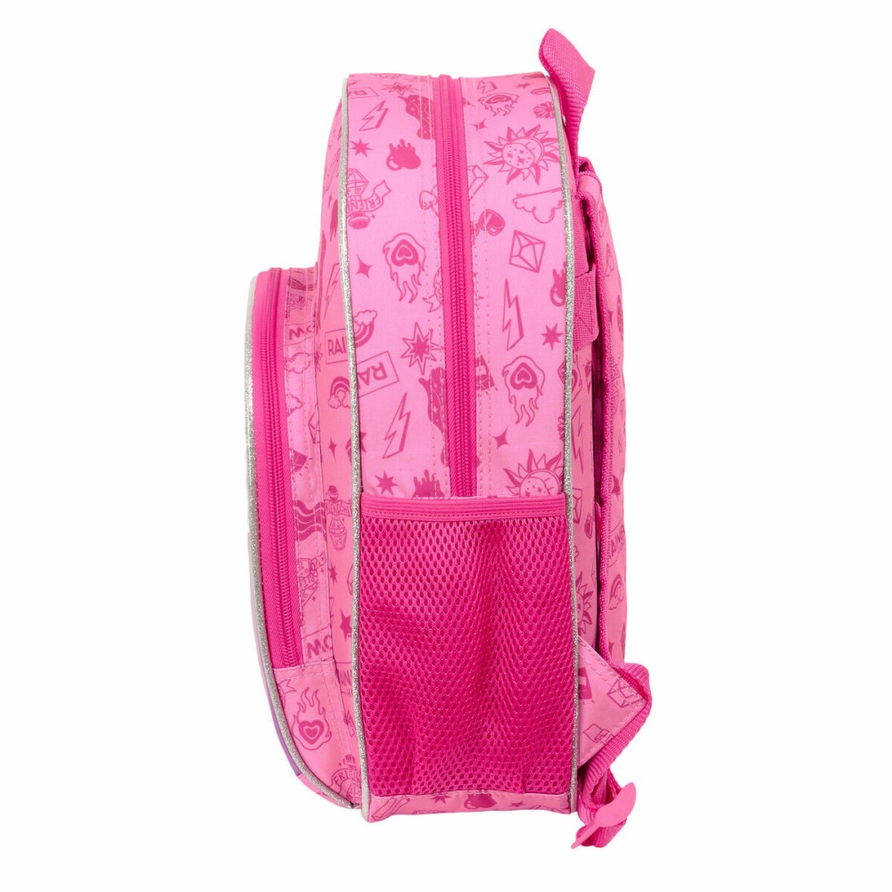 Cartable Rainbow High Shine Multicouleur 28 x 34 x 10 cm
