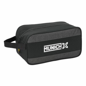 Schuhtasche für die Reise Munich Topo Schwarz 29 x 15 x 14 cm