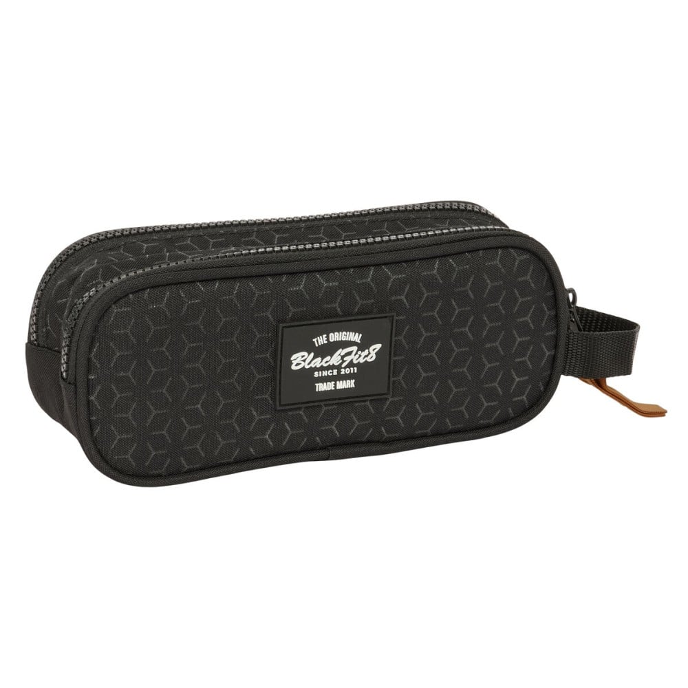 Allzwecktasche BlackFit8 Old school Schwarz Grau 21 x 8 x 6 cm