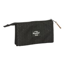 Allzwecktasche BlackFit8 Old school Schwarz Grau 22 x 12 x 3 cm