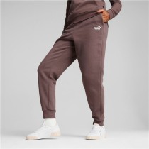 Adult's Tracksuit Bottoms Puma Ess+ Embroidery High-Waist Brown Lady