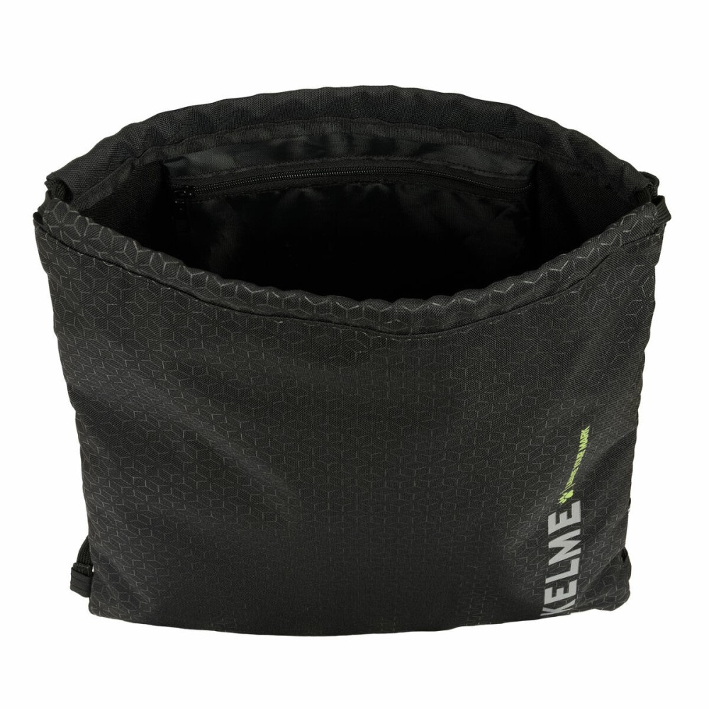 Sac à dos serré par des ficelles Kelme Iron Noir 35 x 40 x 1 cm