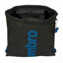 Sac à dos serré par des ficelles Kelme Jet black Noir 35 x 40 x 1 cm
