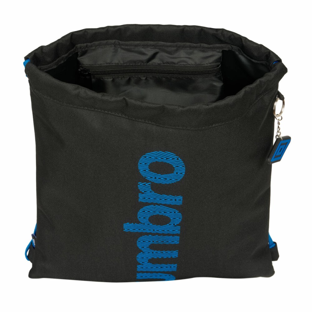 Sac à dos serré par des ficelles Kelme Jet black Noir 35 x 40 x 1 cm