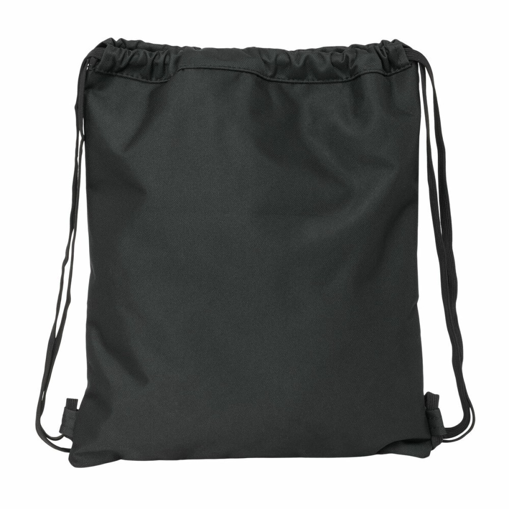 Sac à dos serré par des ficelles Munich Topo Noir 35 x 40 x 1 cm