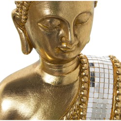 Deko-Figur Alexandra House Living Gold Kunststoff Buddha 18 x 30 x 40 cm