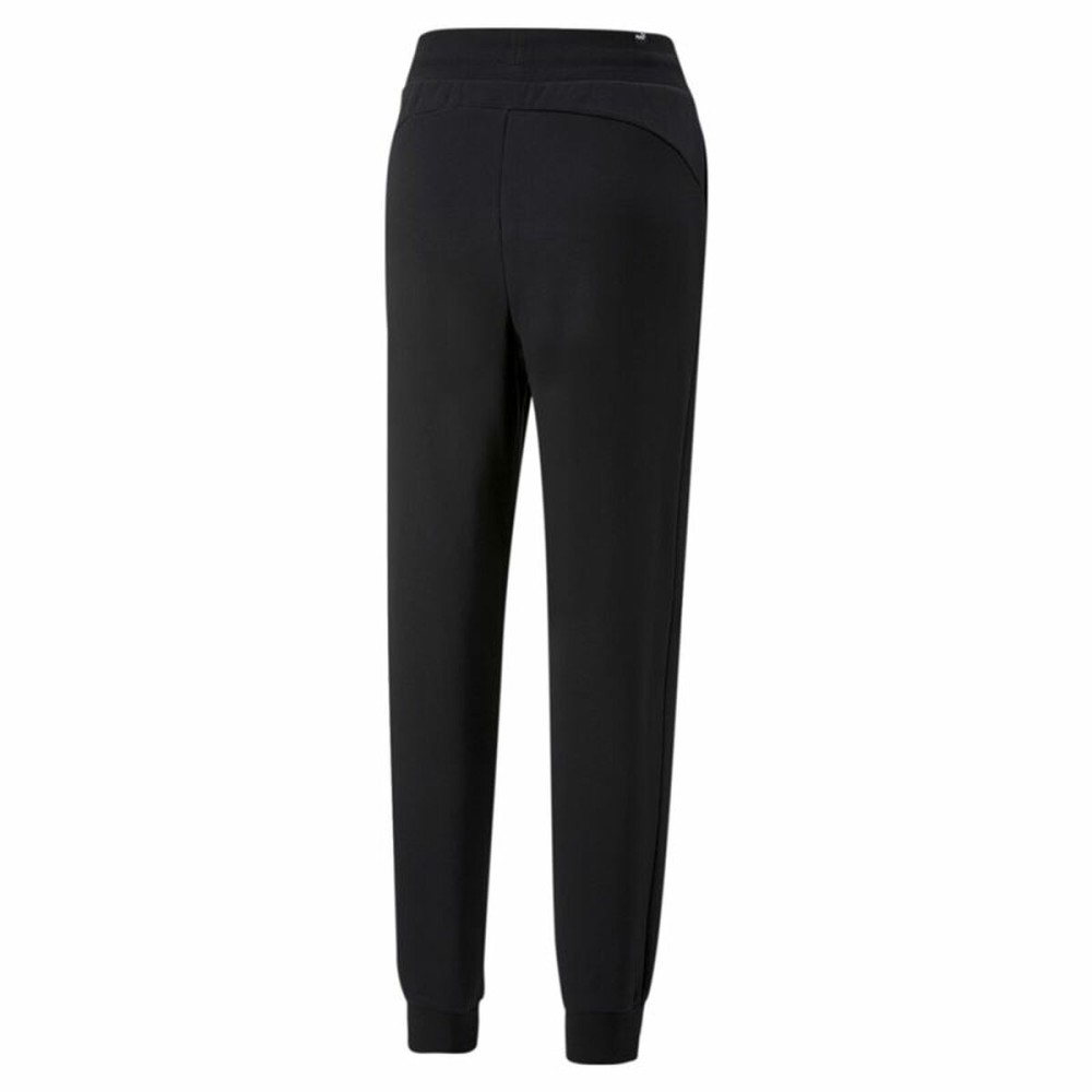 Trainingshose für Erwachsene Puma ESS+ Embroidery High-Waist Damen Schwarz