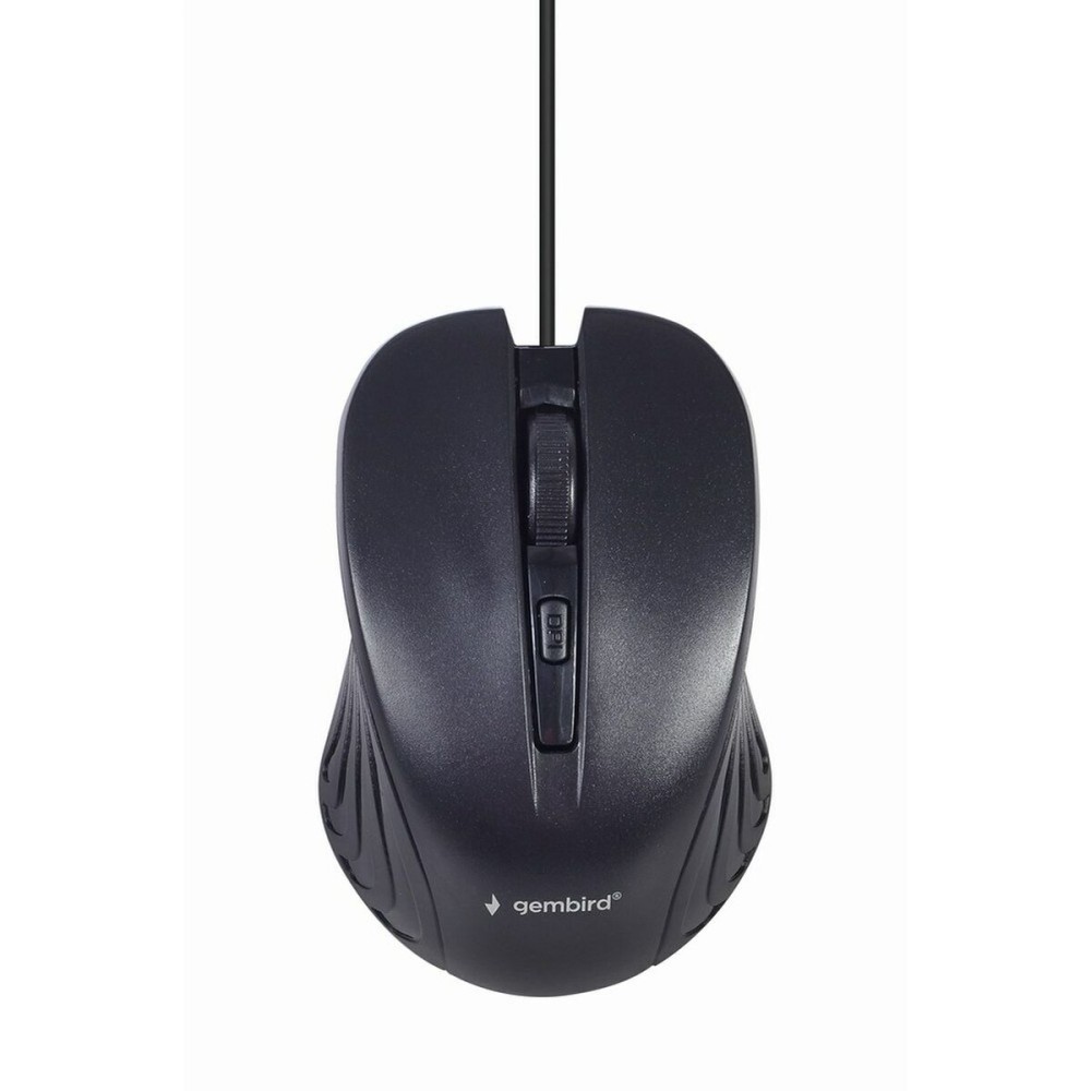 Tastatur mit Maus GEMBIRD KBS-UM-04 Schwarz Schwarzweiß QWERTY Qwerty US