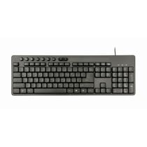 clavier et souris GEMBIRD KBS-UM-04 Noir Monochrome QWERTY Qwerty US