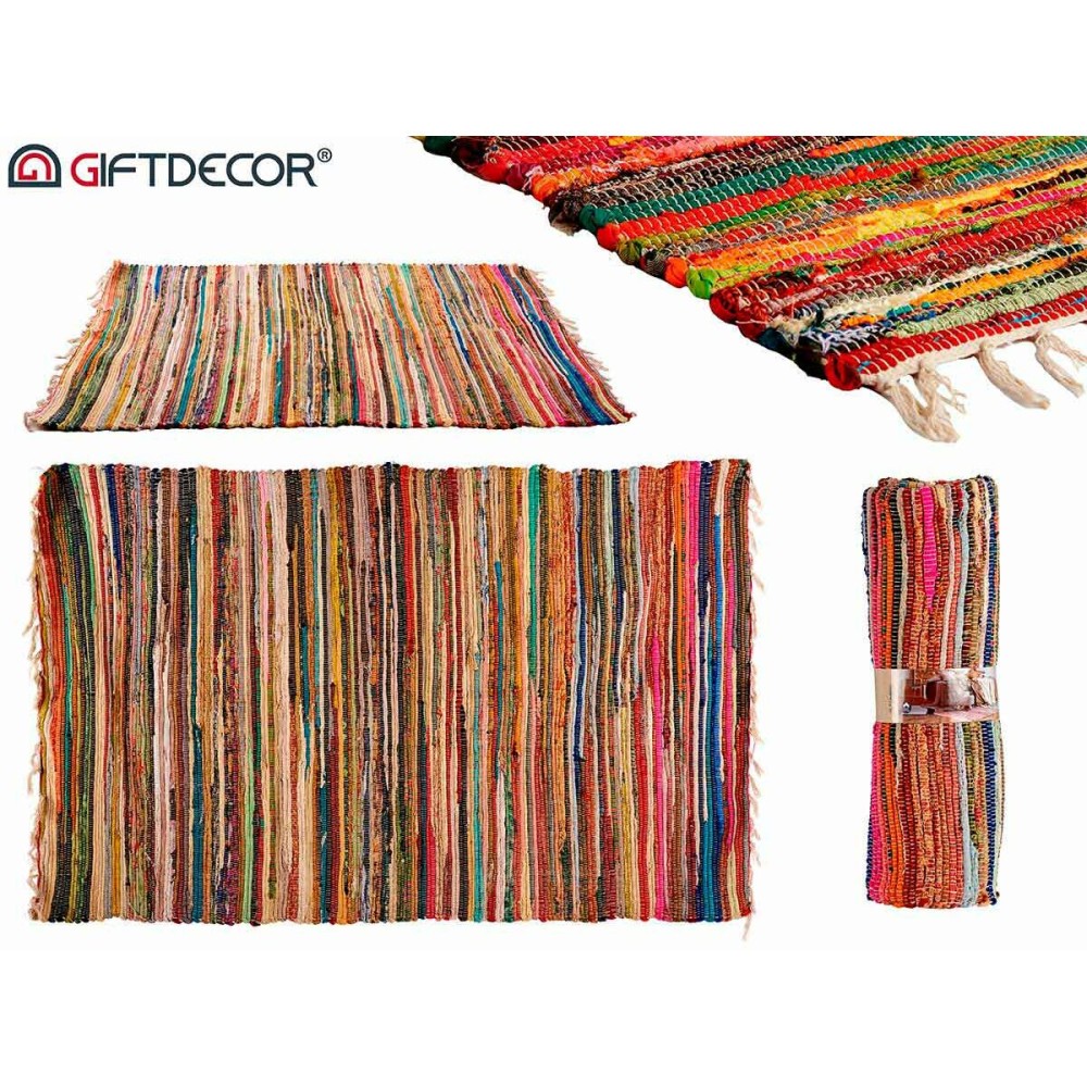 Tapis A-3 Multicouleur 120 x 2 x 180 cm (4 Unités)