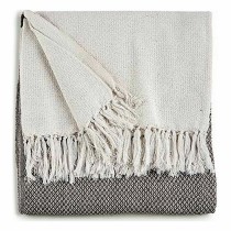 Housse de canapé ITEM NO.28 PLAIDS Marron Gris Naturel 180 x 240 cm Points (9 Unités)