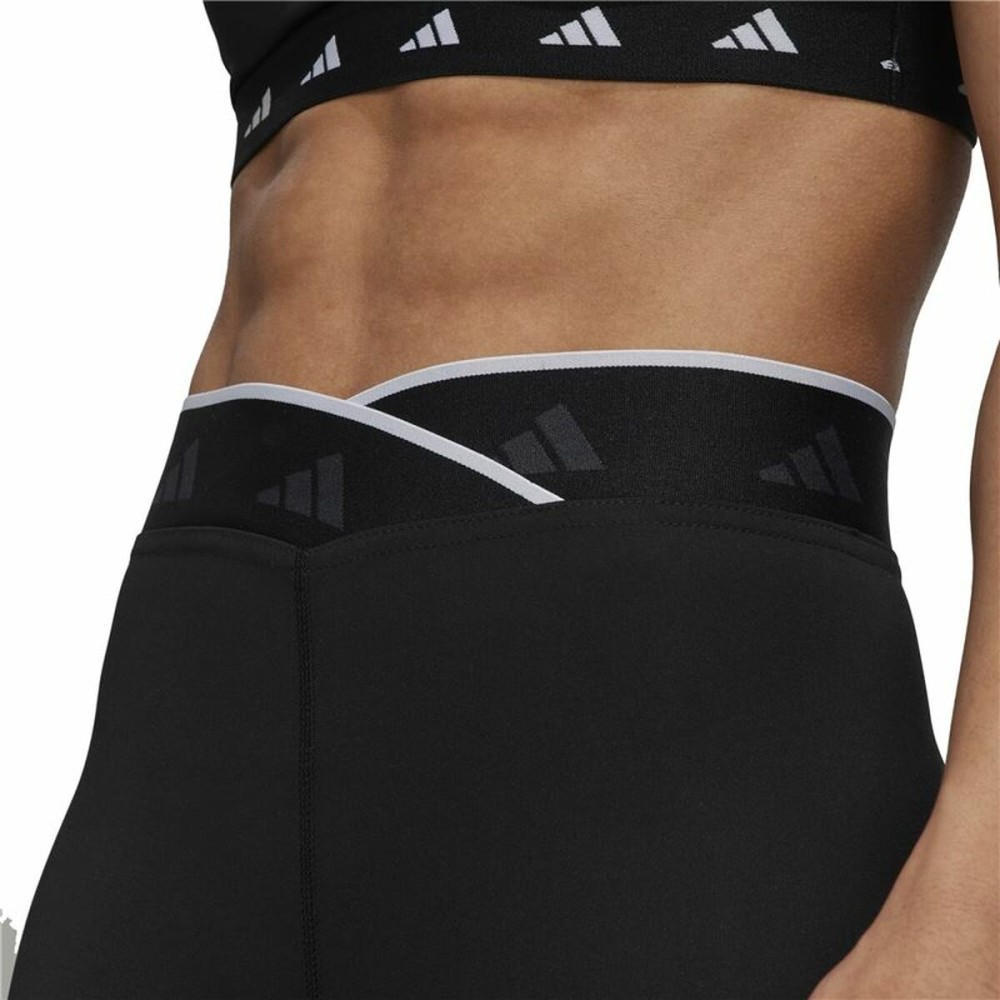 Sporthose Damen Adidas Tf Vsh 7/8 T Schwarz