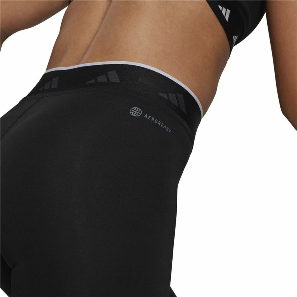 Sporthose Damen Adidas Tf Vsh 7/8 T Schwarz