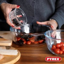 Casserole with lid Pyrex Transparent 21 L