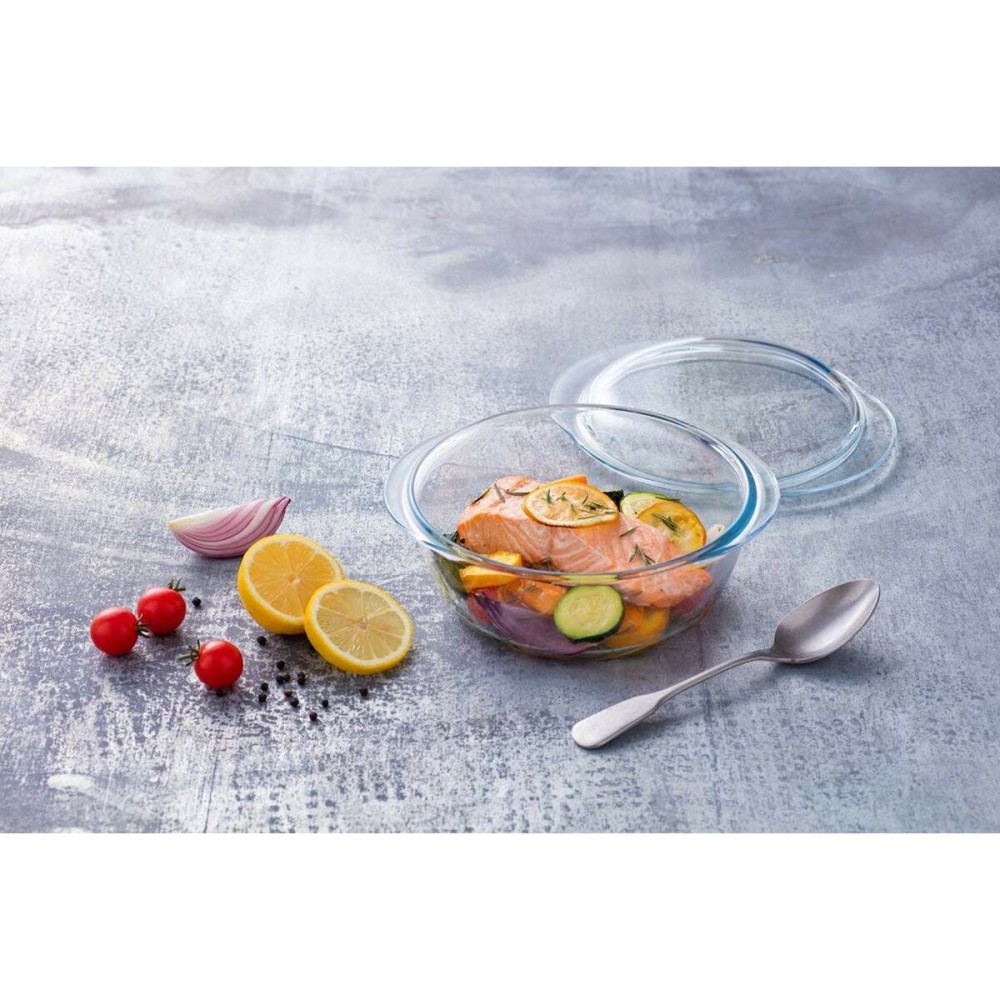 Casserole with lid Pyrex Transparent 21 L