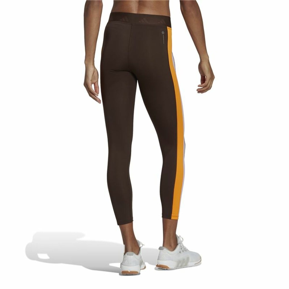 Sport leggings for Women Adidas Hyperglam 7/8 Brown