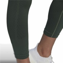 Leggings de Sport pour Femmes Adidas Aeroknit Branded 7/8 Tight Vert