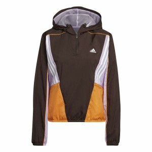 Women’s Hoodie Adidas Hyperglam Brown