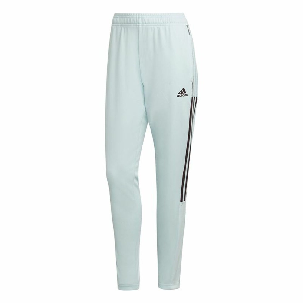 Long Sports Trousers Adidas Tiro Tk Lady Cyan