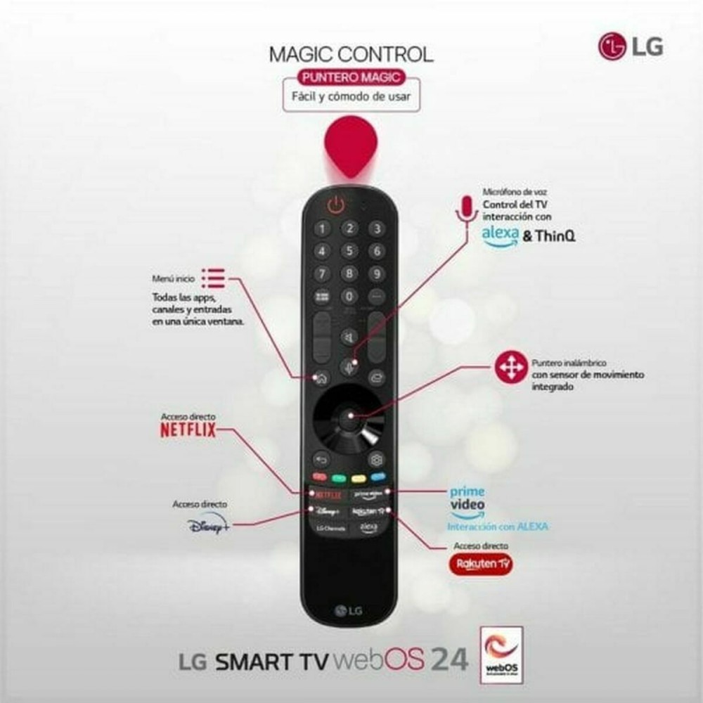 TV intelligente LG 55UT80006LA 55" 4K Ultra HD LED HDR D-LED