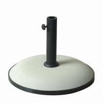 Marbueno Basis Sonnenschirm Beton 50x37 cm 25KG Weiß Garten, Pool, Terrasse 10453