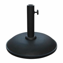 Marbueno Sonnenschirmbasis Rund Beton 36x29,5 cm 11KG Schwarz Garten, Pool, Terrasse