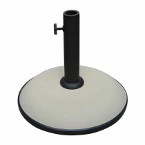 Marbueno Sonnenschirmbasis Rund Beton 36x29,5 cm 11KG Weiß Garten, Pool, Terrasse