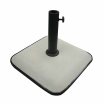 Marbueno Base Schirm Quadrat Beton 45X45X7,3 cm 25KG Weiß Garten, Pool, Terrasse