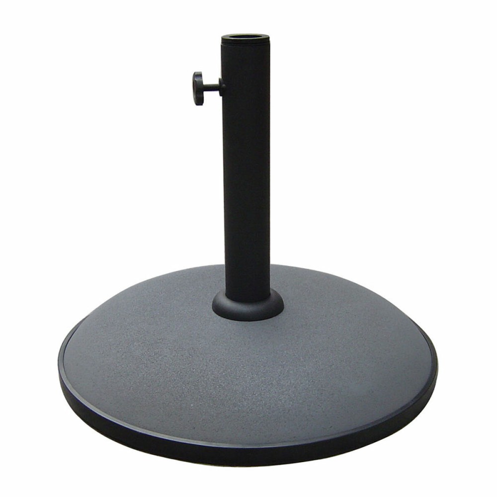 Marbueno Base Sonnenschirm Rund Beton 45x36 cm 20KG Grau Garten, Pool, Terrasse