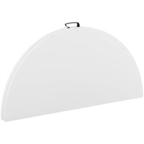 Marbueno Klapptisch Resina Weiß D.122x74 cm Catering, Strand und Camping 10530
