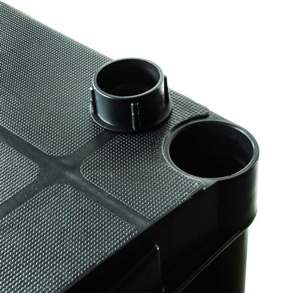 Marbueno Shelf 5 Shelves Black Plastic 61x31x171 cm Garden 10538