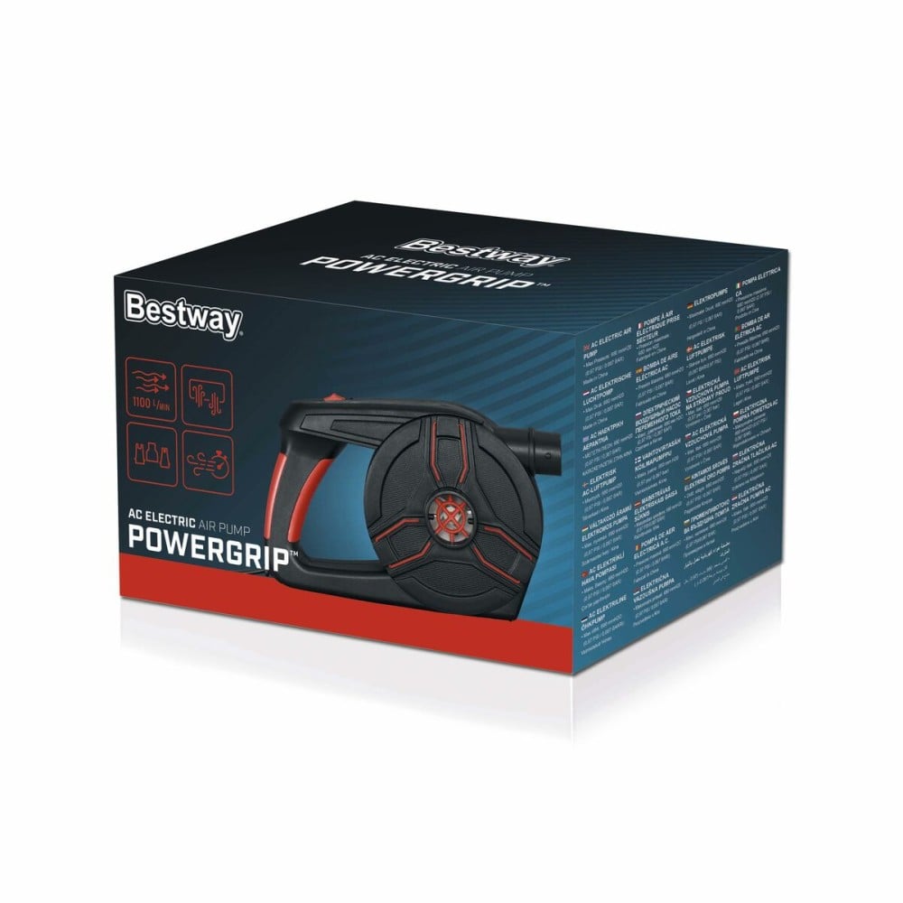 Bestway Elektrischer Luftpumpen 20,3x12,3x12,4 cm 1100 L/min Aufblasbar Camping 62258