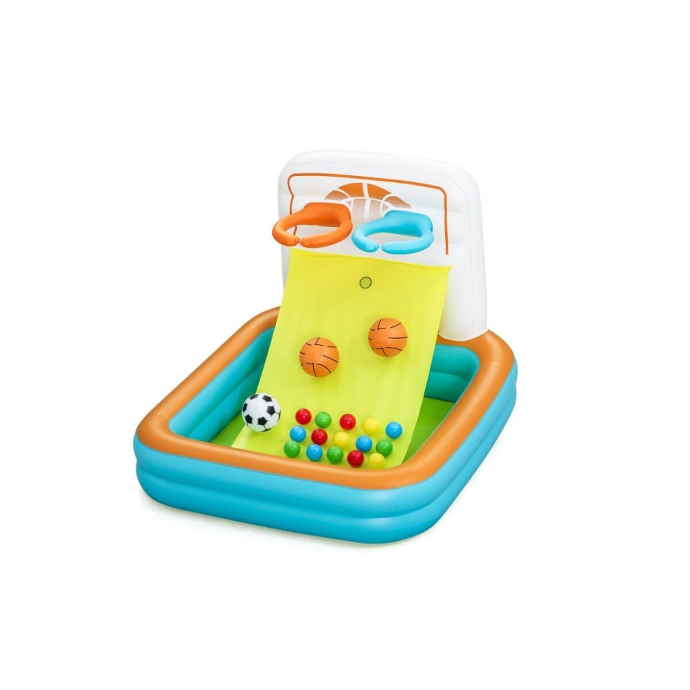 Bestway Piscine Gonflable Enfant Jeux Panier avec Balles 120x107x84 cm +2 Ans 52728