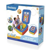 Bestway Piscine Gonflable Enfant Jeux avec Balles 110x81x62 cm +2 Ans Jardin 52635