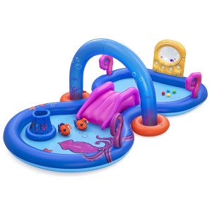 Bestway Aufblasbares Spielpool Abenteuer Meer 330x188x117 cm +2 Jahre Garten 53167
