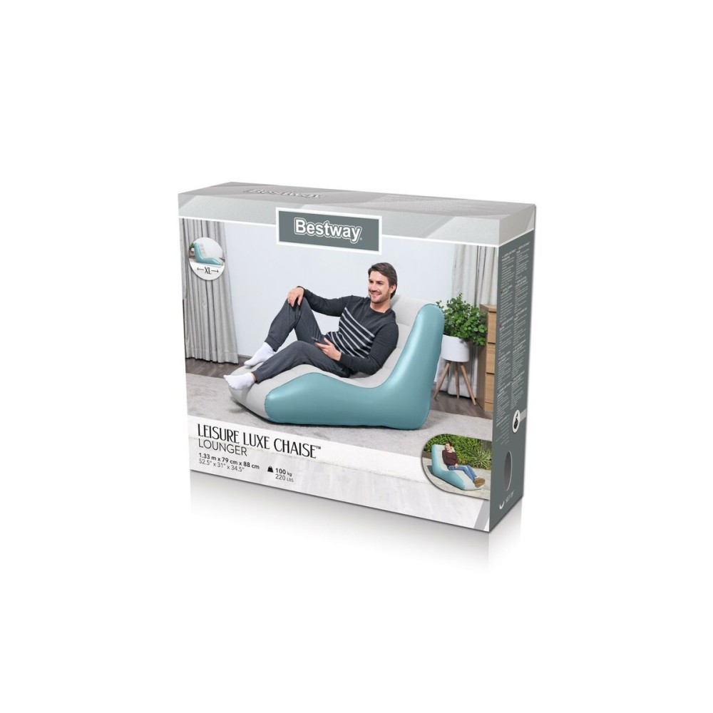 Bestway Inflatable Armchair Luxury 133x79x88 cm Indoor 75127
