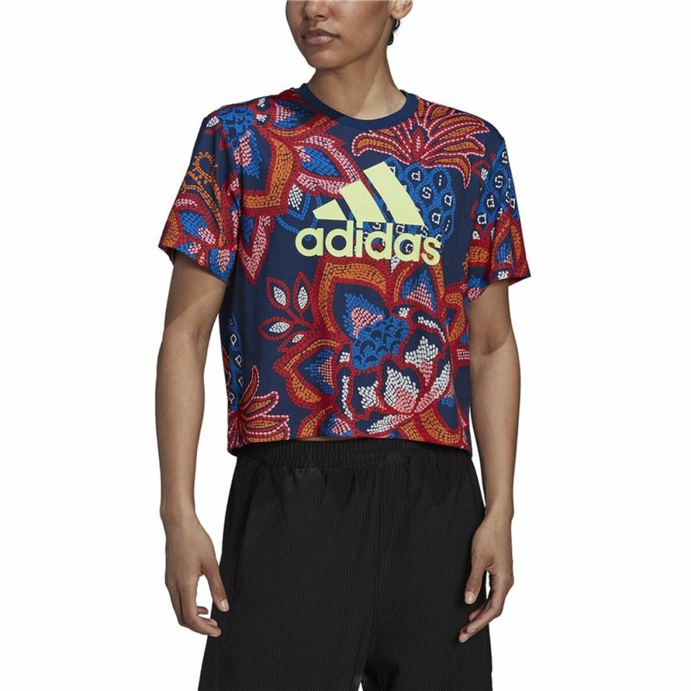 Damen Kurzarm-T-Shirt Adidas  FARM Rio Graphic 