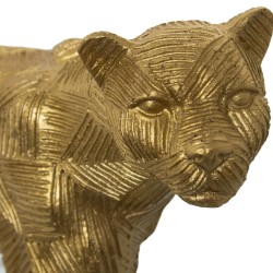 Decorative Figure Alexandra House Living Golden Plastic Cheetah 11 x 34 x 19 cm