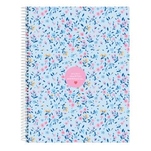 Notebook Vicky Martín Berrocal Paraíso Blue Pink A4 120 Sheets