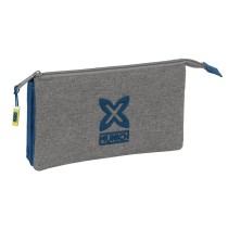 Dreifaches Mehrzweck-Etui Munich Street Blau Grau 22 x 12 x 3 cm